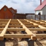 Фундамент для гаража из бруса своими руками 32