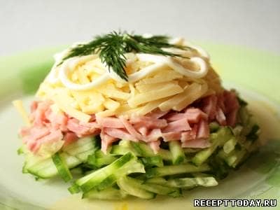 салат з шинкою рецепт салат з шинкою рецепт