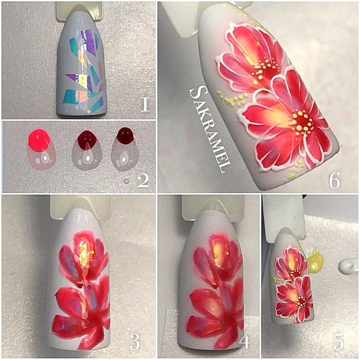 714a38741e4d18e0ec538e87339c853a Манікюр з квітами: кращі малюнки на нігтях (фото)