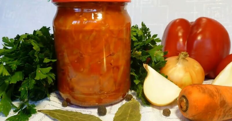 lecho iz bolgarskogo perca s pomidorami lukom i morkovju na zimu e79e178 Лечо з болгарського перцю з помідорами, цибулею і морквою на зиму