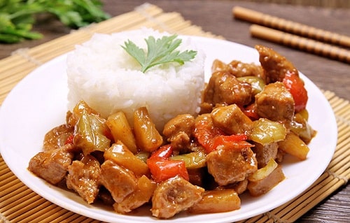  Свинина з овочами по китайськи   рецепт на сковороді