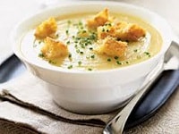 a2dec2a9899c51222e3f50aef66a7941 Картопляний суп пюре   рецепти з вершками, грінками, грибами, куркою