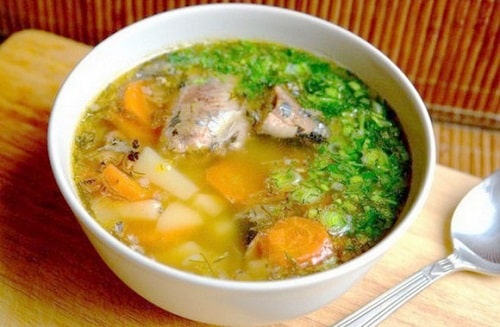  Рибний суп з консервів сайри з рисом і картоплею   смачний рецепт