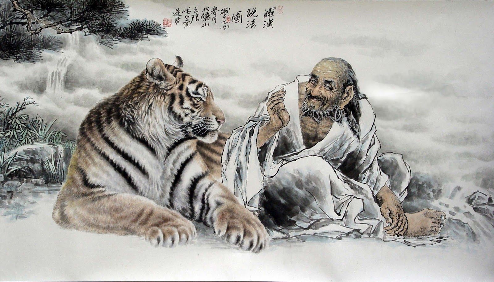 Тайгер читать. Год водяного тигра. Китаец с тигром. Джангсанский тигр. Тигрица и мужчина.