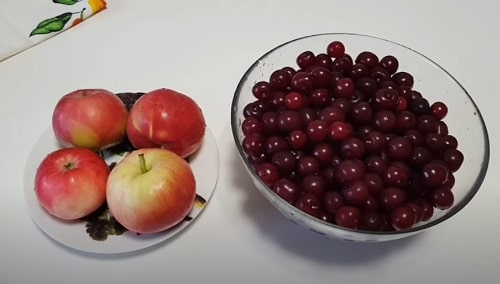 a326bfb13d5190b295dc708994bea1ea Компот з вишні і яблук на зиму   простий рецепт на 3 літрову банку